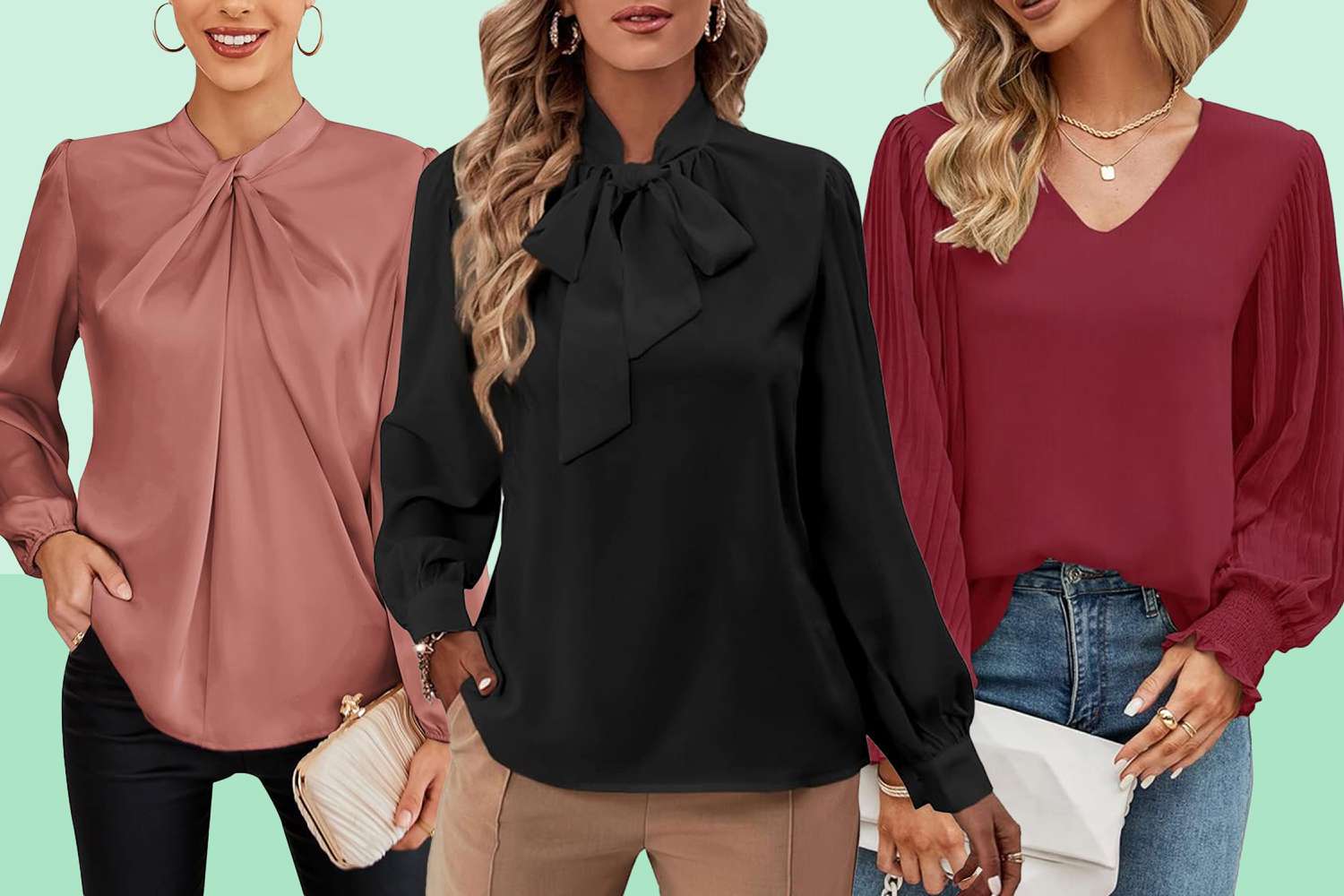 12 Comfortable Amazon Blouses to Wear to the Office and Beyond—All ...
