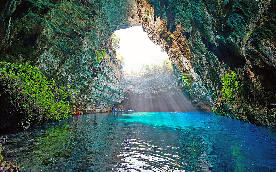 The Incredible Blue Caves of Greece - Greece Is