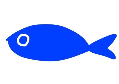 blue fish cliparts