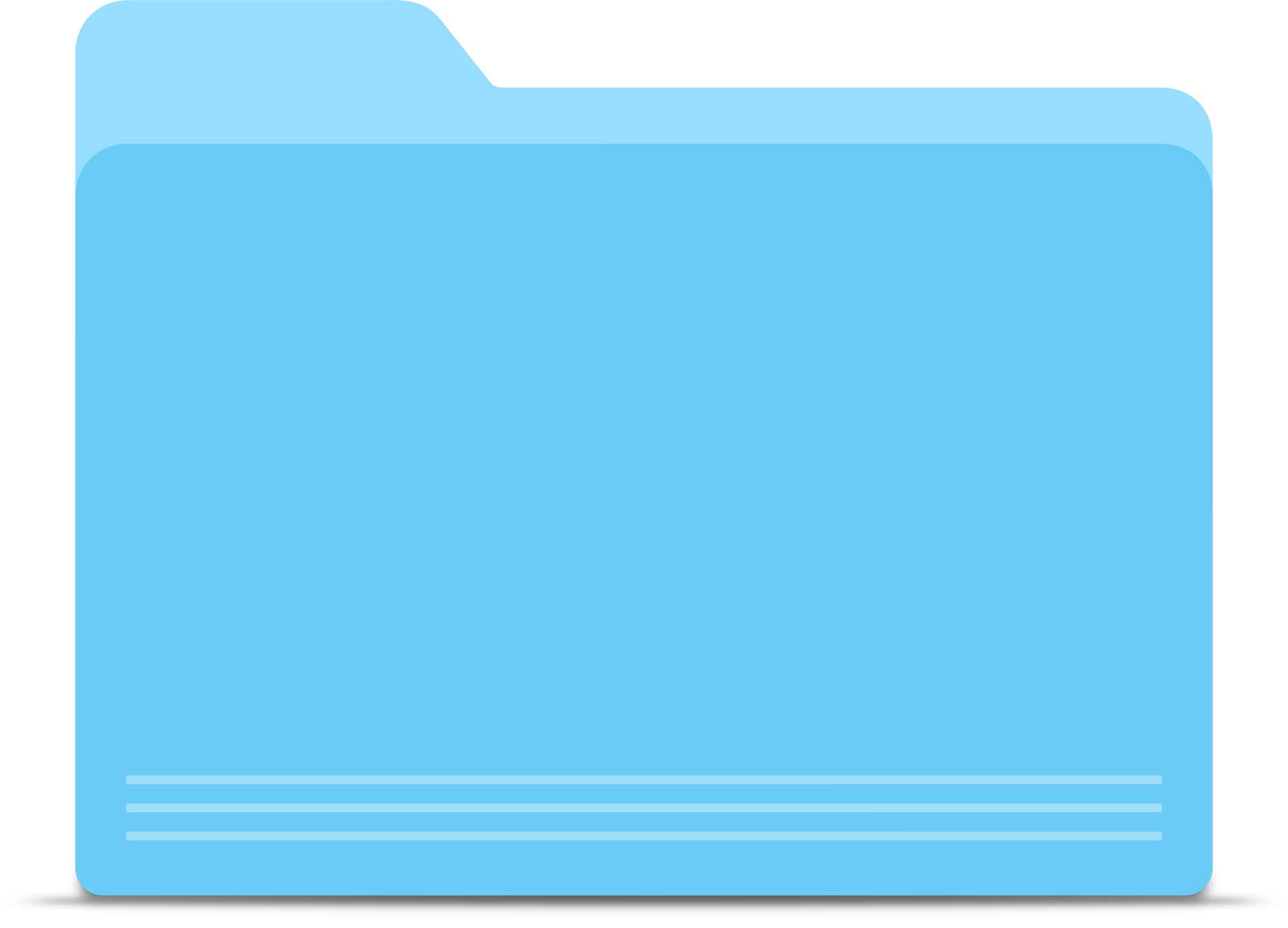 blue folder clipart