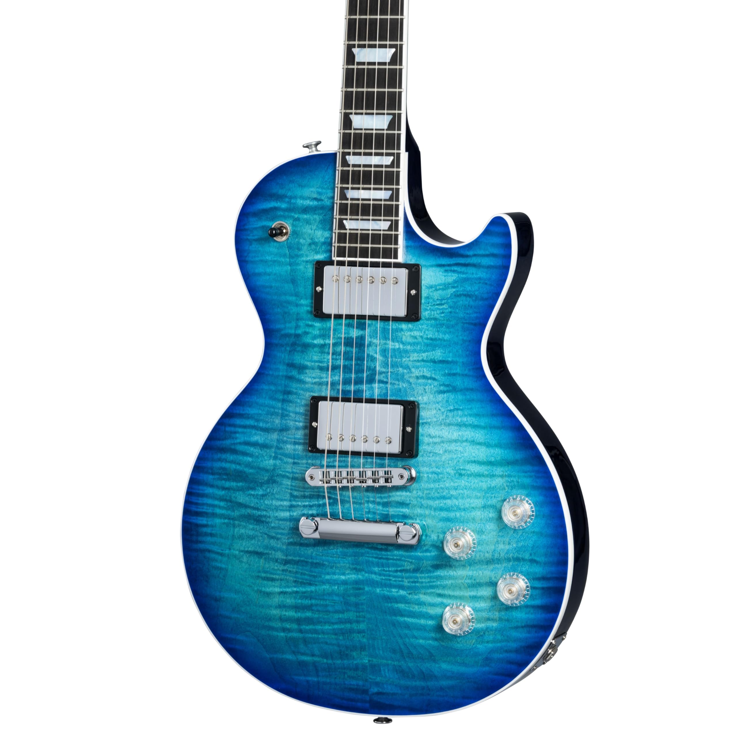 Les Paul Modern Figured Cobalt Blue - Single Cut Electric Guitar ...
