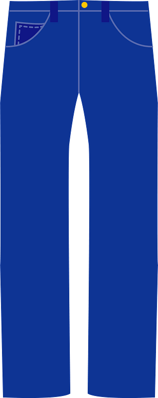 blue jeans clipart