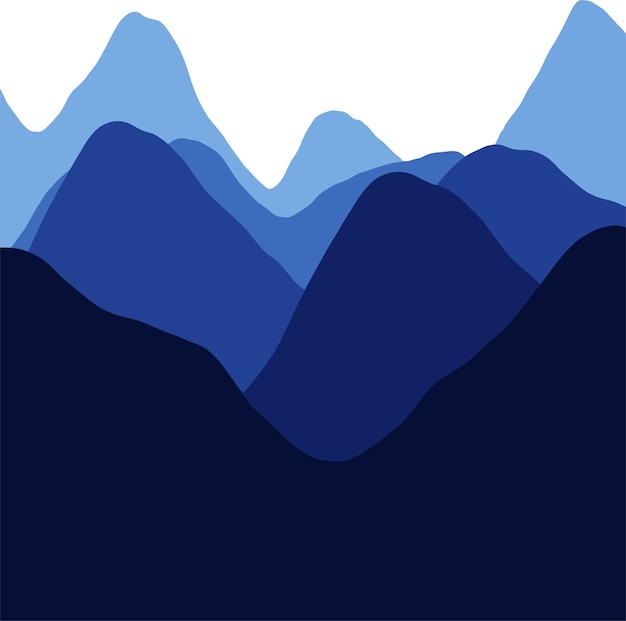 blue mountain cliparts 2024
