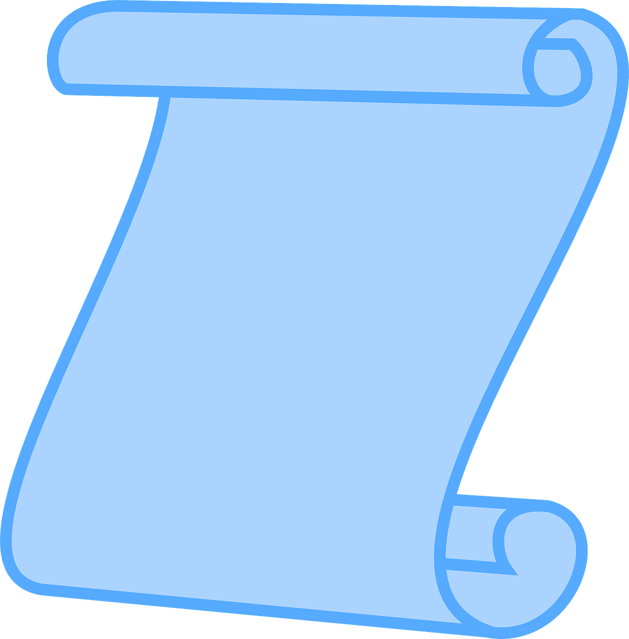 blue paper cliparts