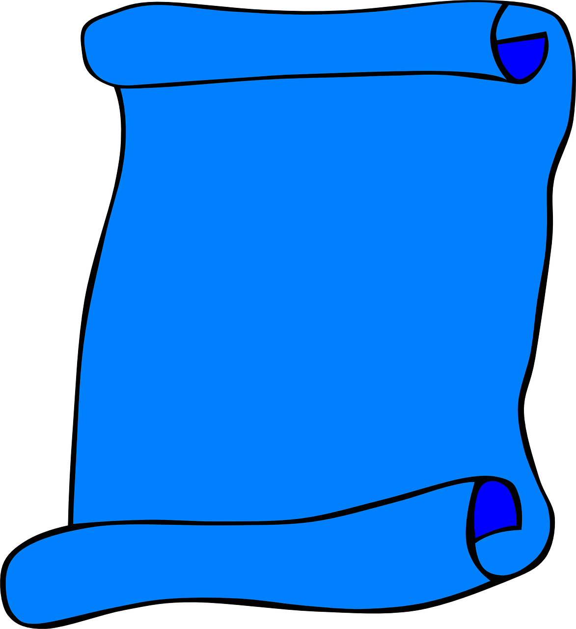 blue paper cliparts