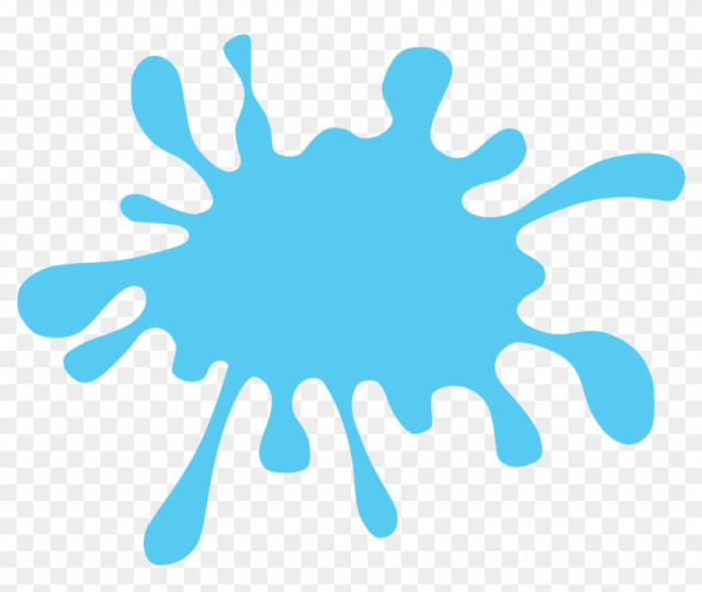 blue splat cliparts
