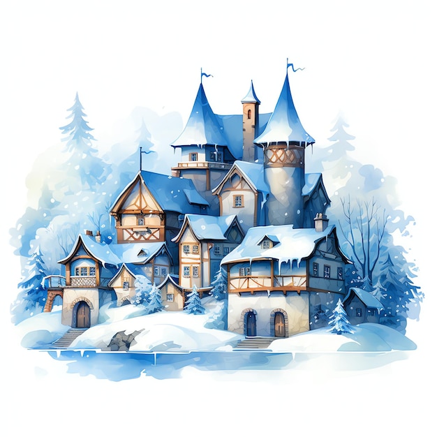 blue village cliparts