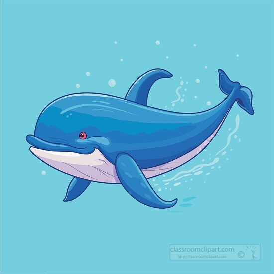 blue whale clipart