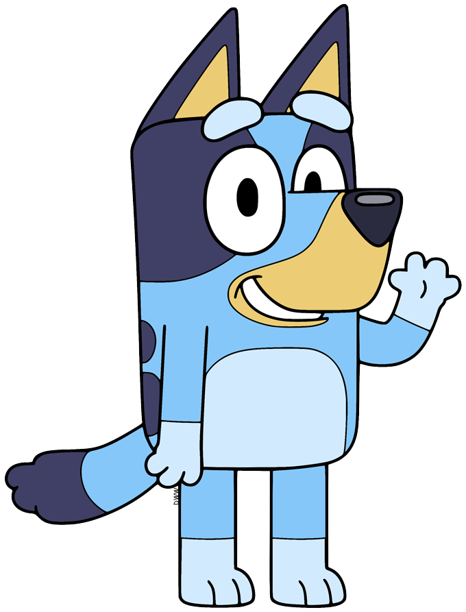 Free Bluey Character Clipart Download Free Bluey Character Clipart Png 