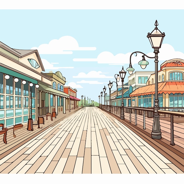 boardwalk cliparts