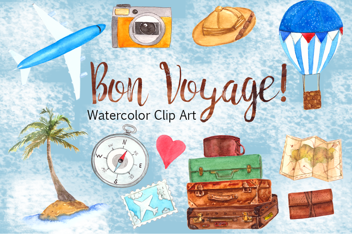 bon voyage clipart
