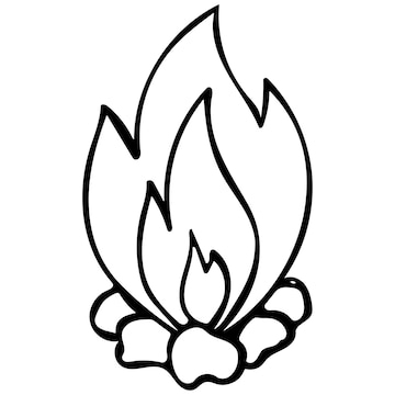 bonfire cliparts black