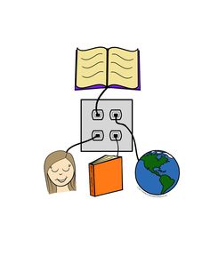 book connection cliparts