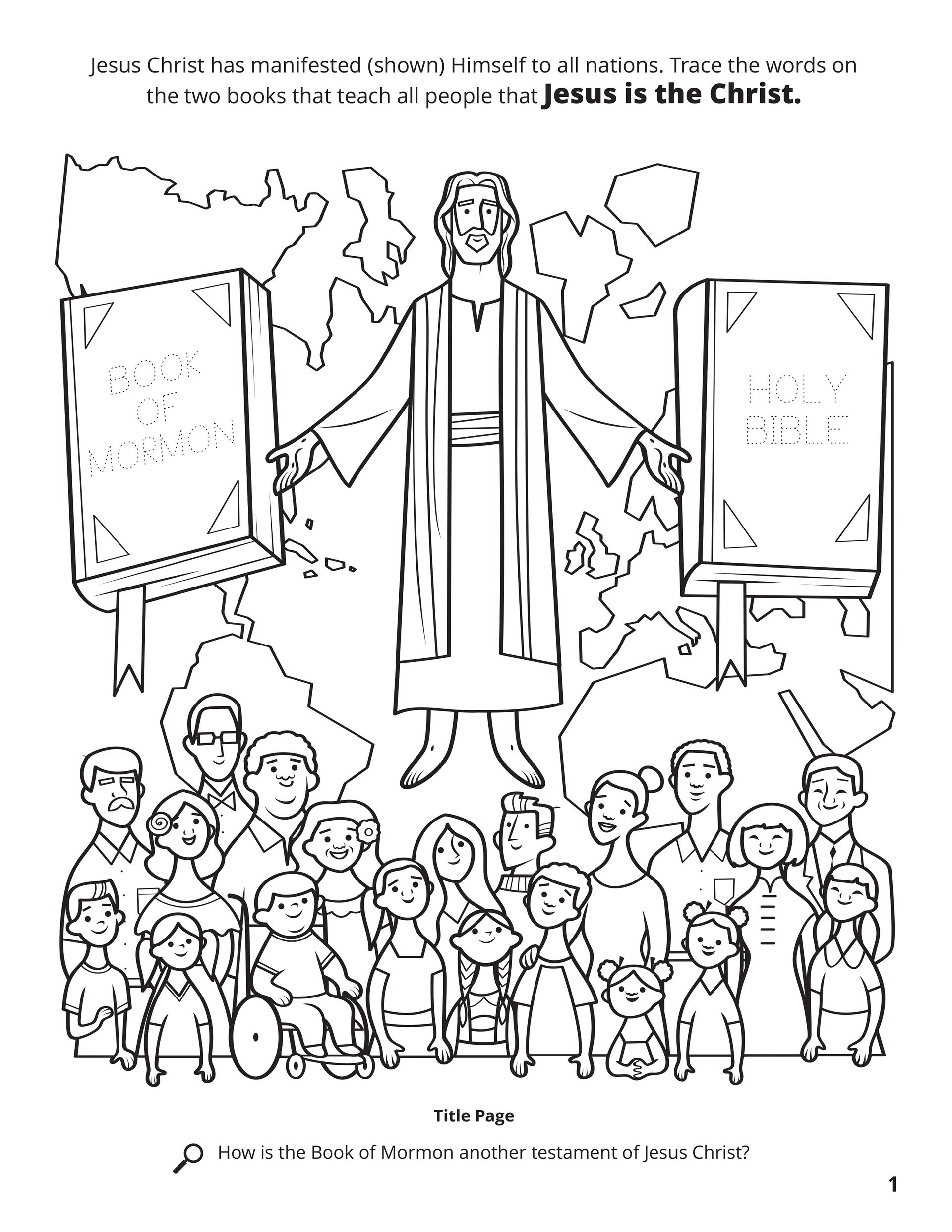 book of mormon coloring pages
