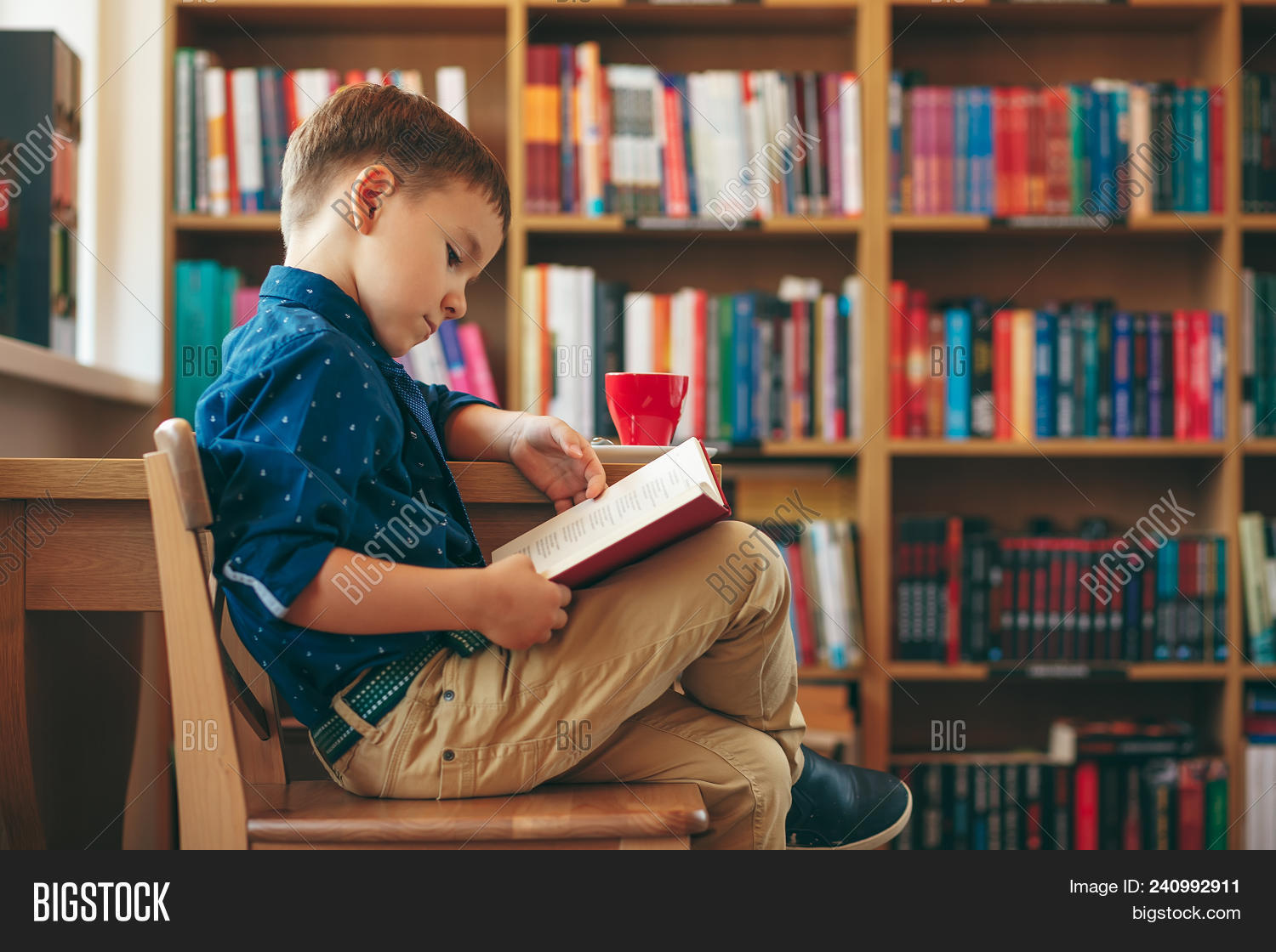 Boy Reading Book Image &amp; Photo (Free Trial) | Bigstock