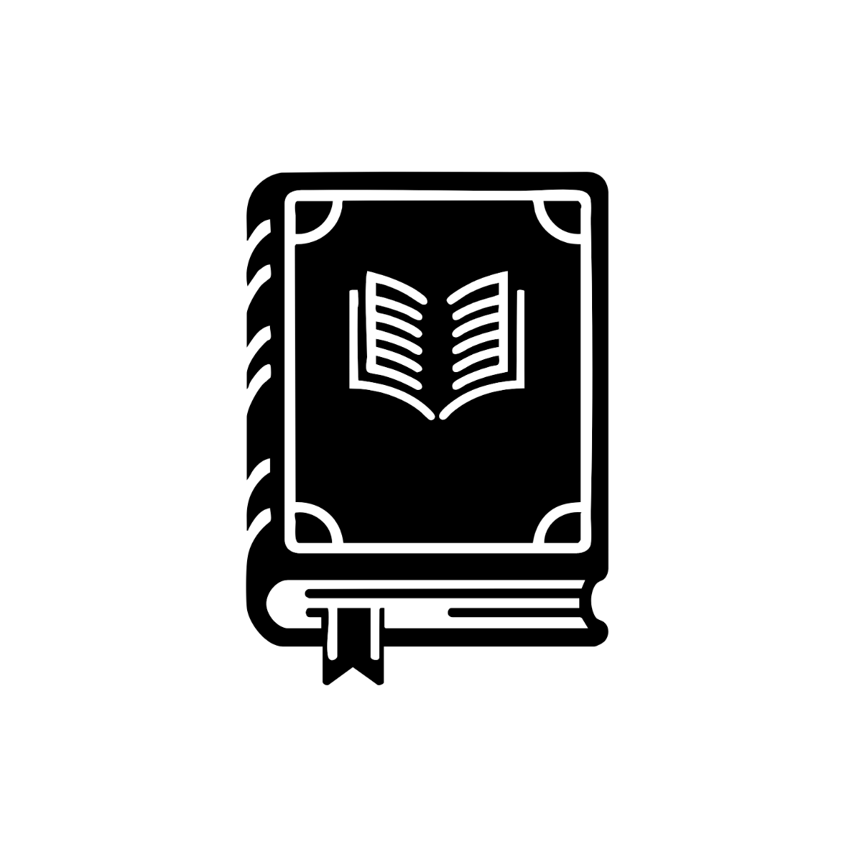books silhouette cliparts