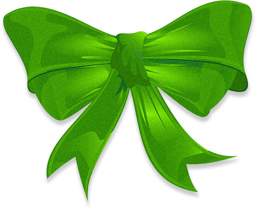 Christmas Clipart Green dialable Christmas Bow
