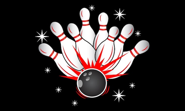 Premium Vector | Bowling Vector Art Icons and Graphics SVG Design ...
