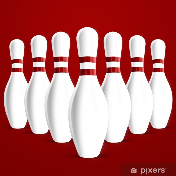Dekokissen Bowling-Pins - PIXERS.DE