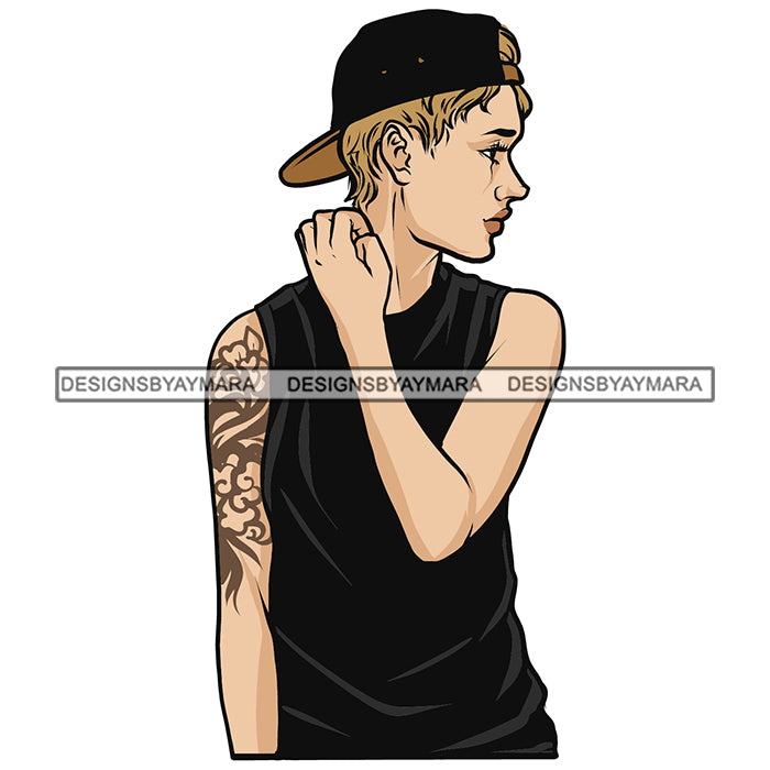 boy tattoo cliparts