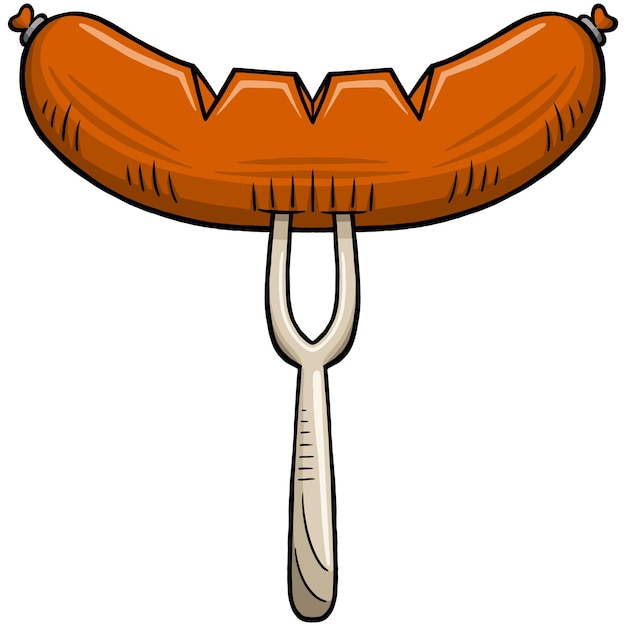 Bratwurst Clipart-Vektoren und -Illustrationen zum kostenlosen ...