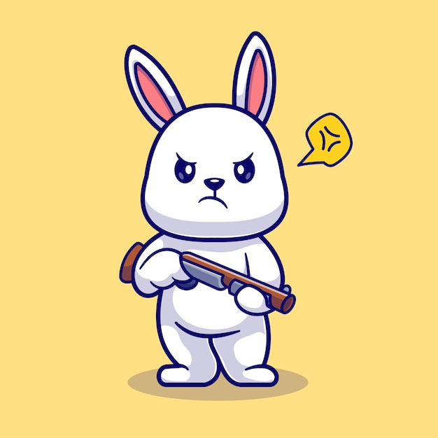 brave cliparts bunny