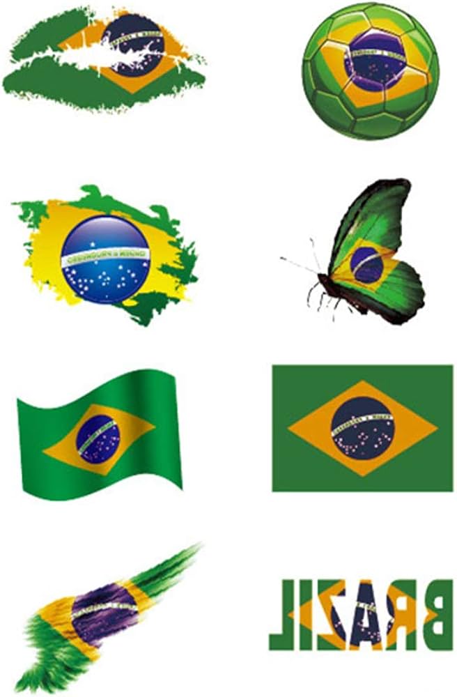 brazilian flag tattoo