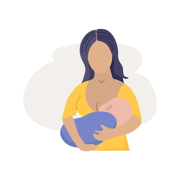 Premium Vector | Breast feeding icon clipart avatar logotype ...