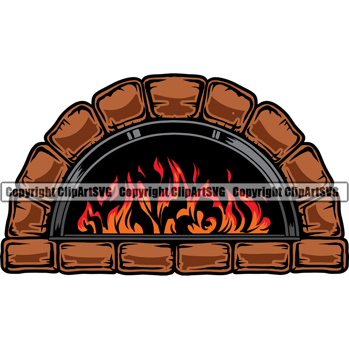 brick oven cliparts