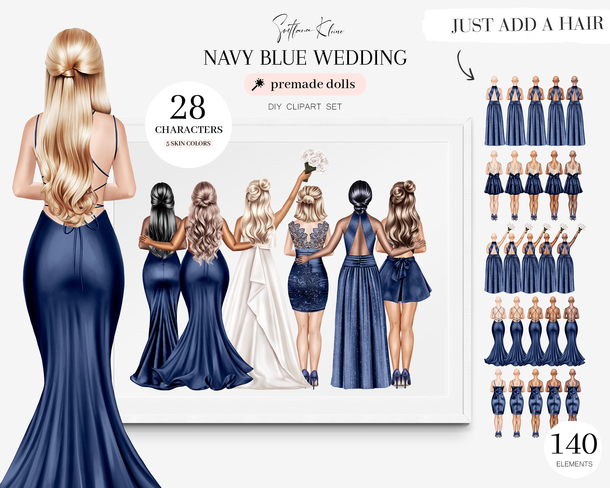 bridesmaid cliparts 2024