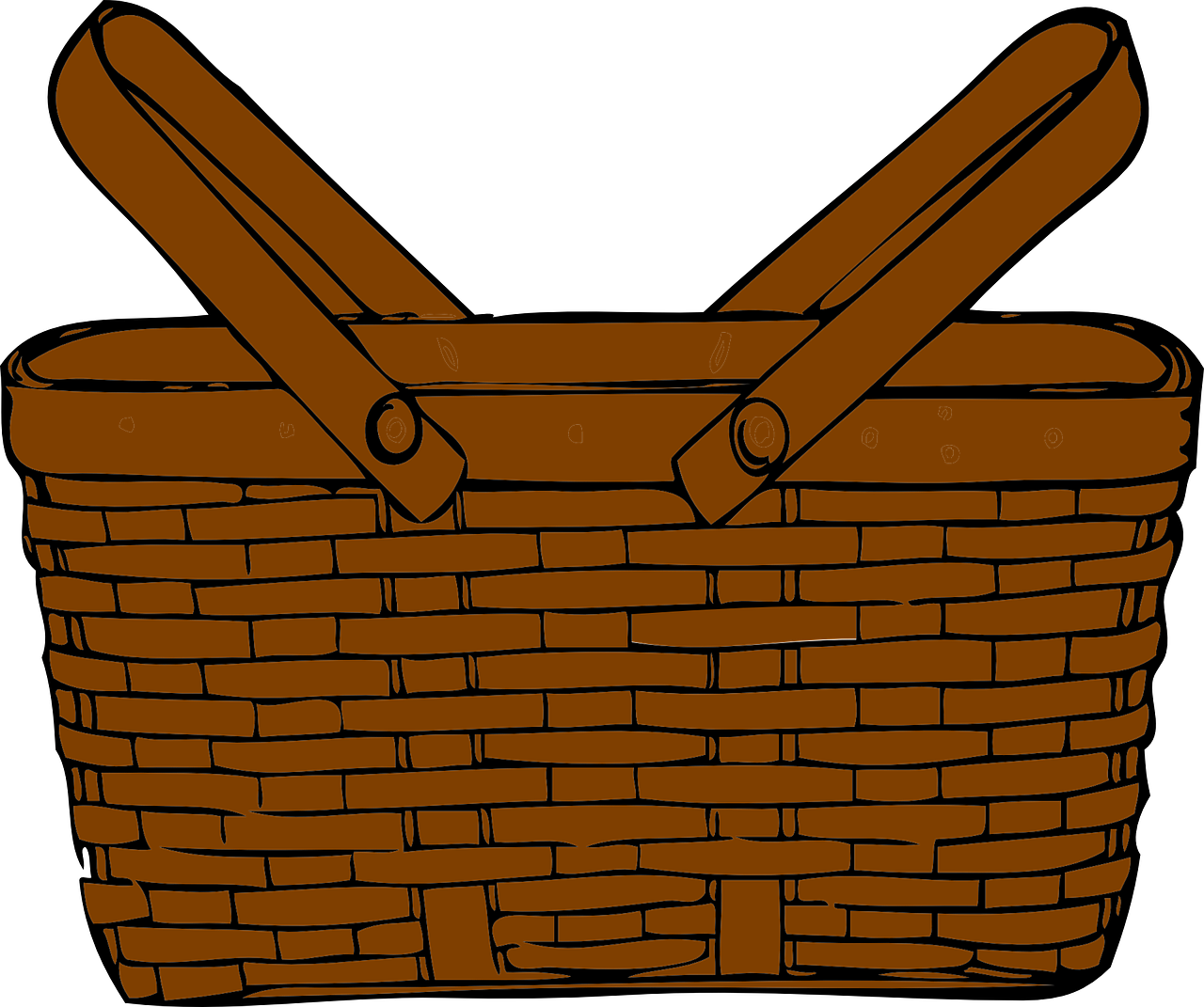 brown basket cliparts