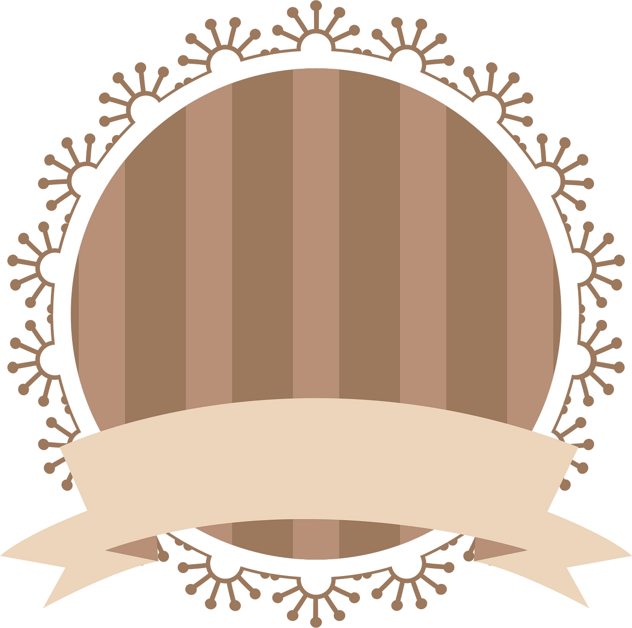 brown lace cliparts