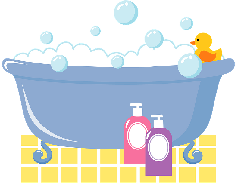 Bubble Bath - Free vector clipart images on clipart library.com
