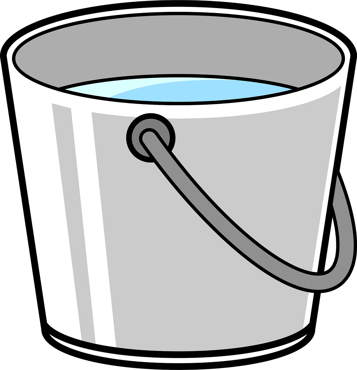 Bucket of Water - Free vector clipart images on clipart library.com