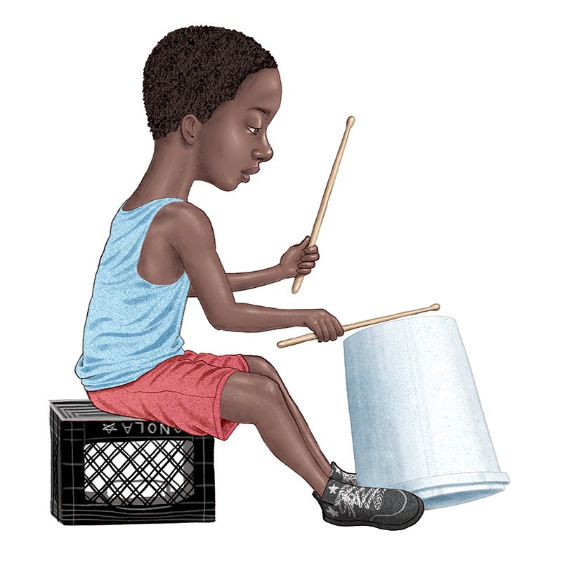 bucket drums cliparts