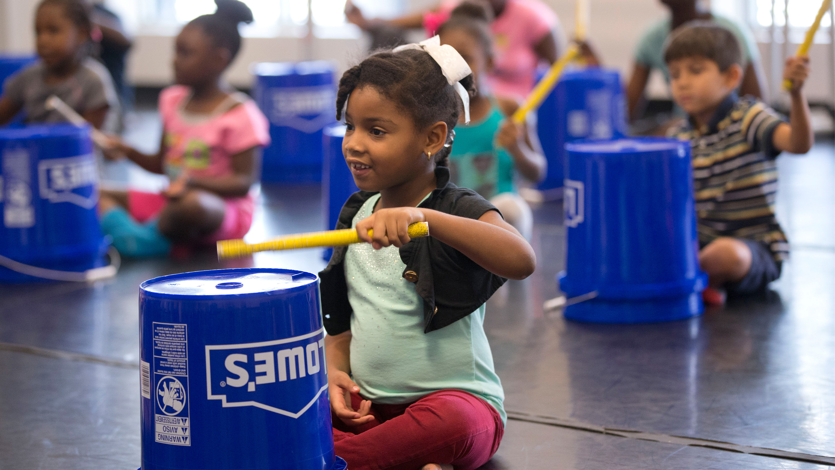 Using Bucket Drums in Music Education | Edutopia