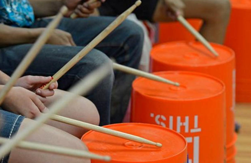 Bangin on Buckets” Bucket Drumming Camp - The Music Garden