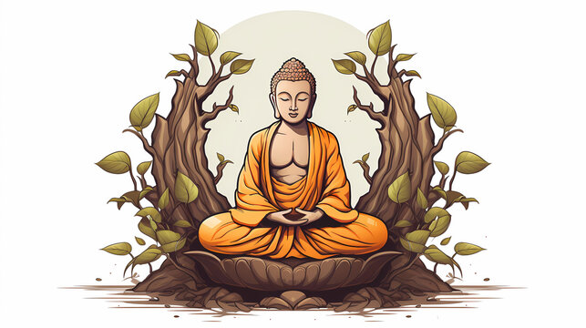 buddha cartoon pictures