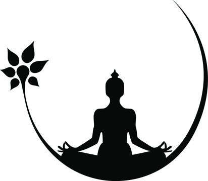 buddha silhouette