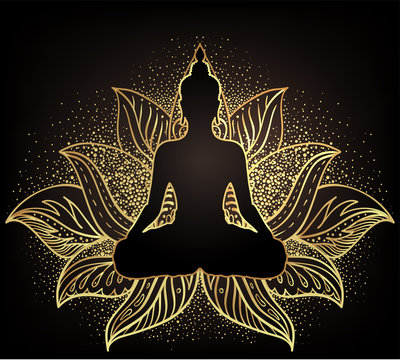 buddha silhouette