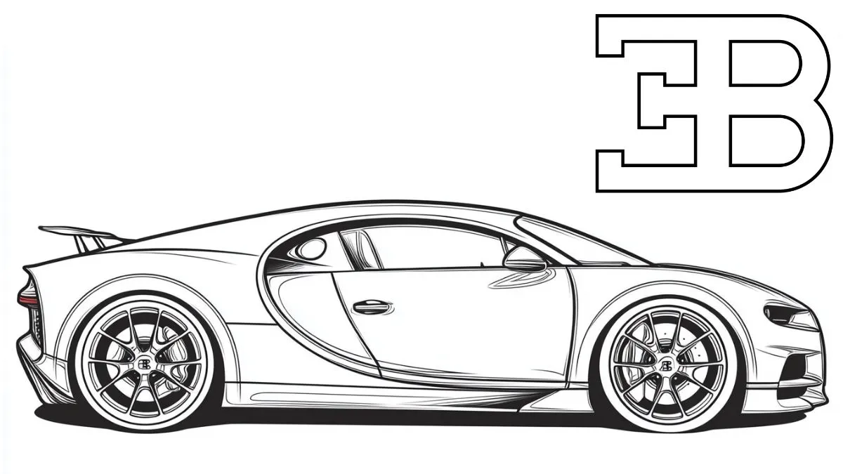 Bugatti Coloring Pages 5634077 Clipart Library