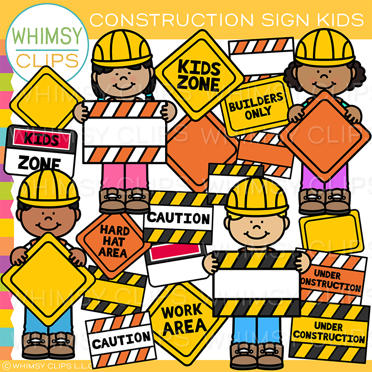 Kids Construction Clip Art – Whimsy Clips