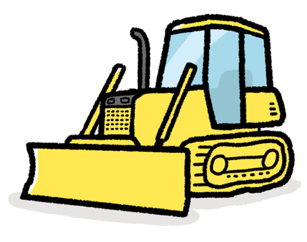 Free Vectors | Bulldozer