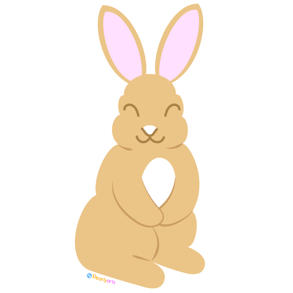 FREE Brown Bunny Clipart ( Royalty-free) | Pearly Arts
