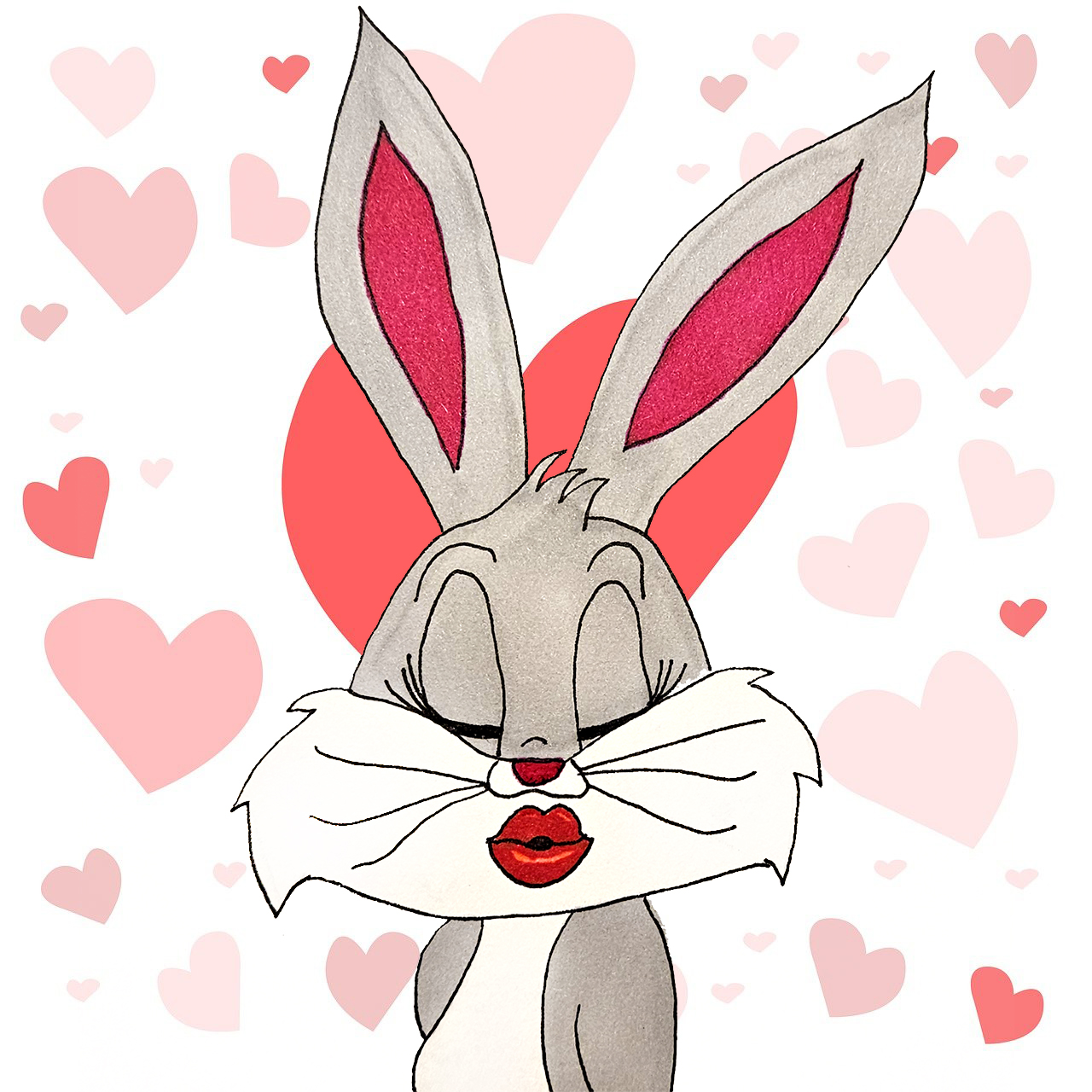 bunny love cliparts 2024