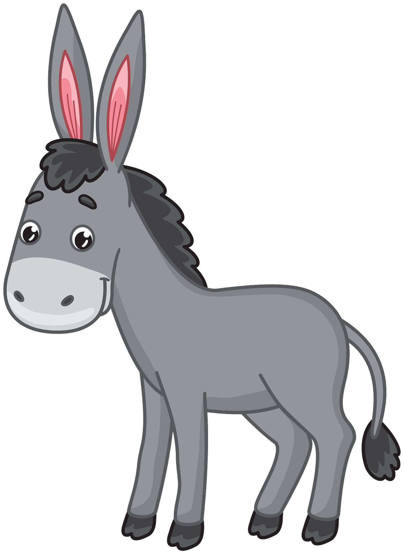 Donkey - Free vector clipart images on clipart library.com