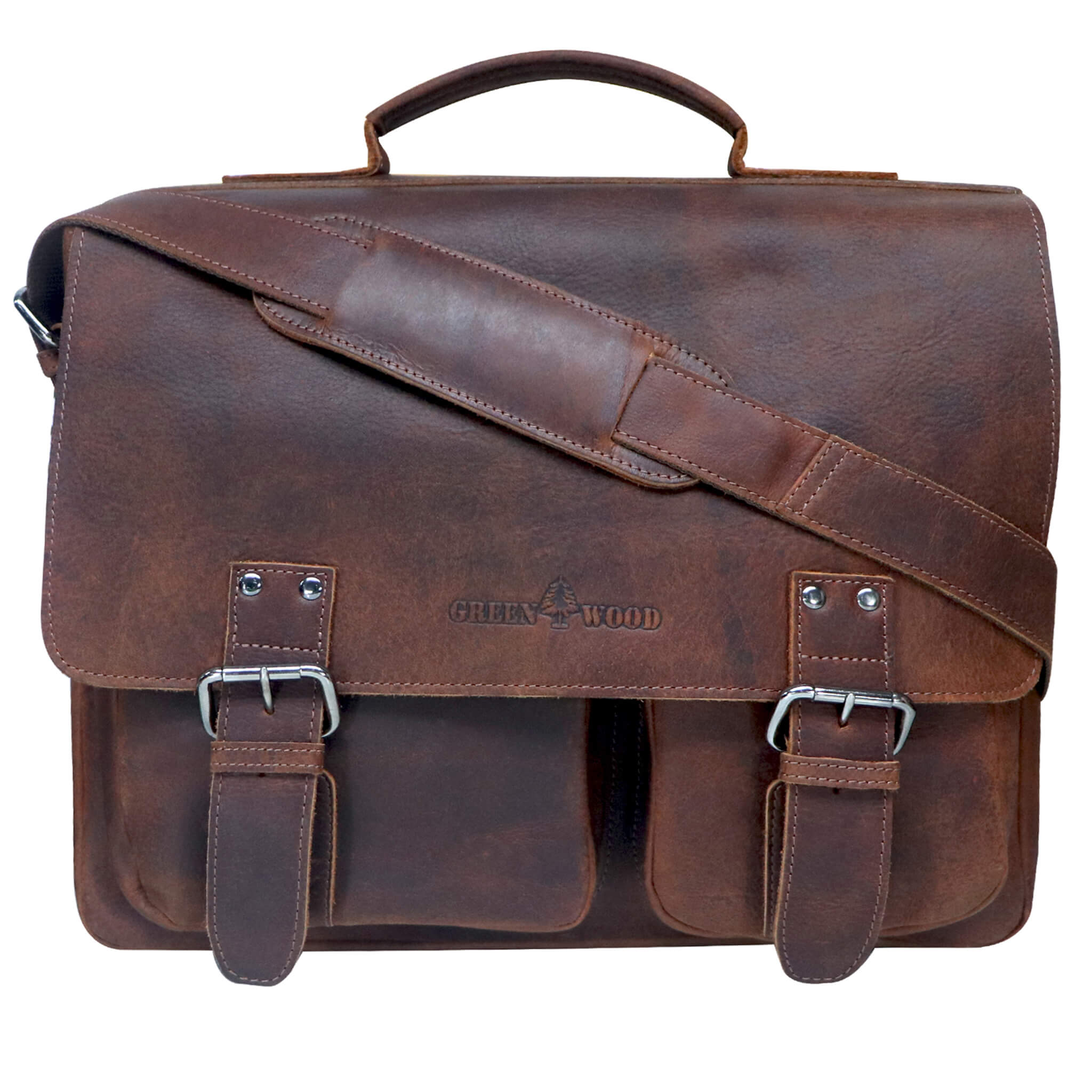 Kurt Teacher Bag Leather Women Large Briefcase Men Business - Sandal