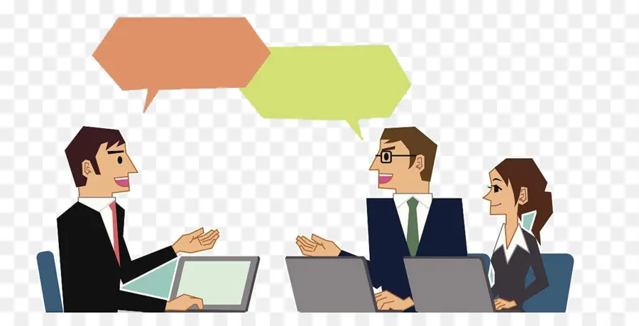 business discussion cliparts