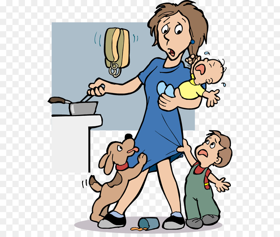 busy mother cliparts