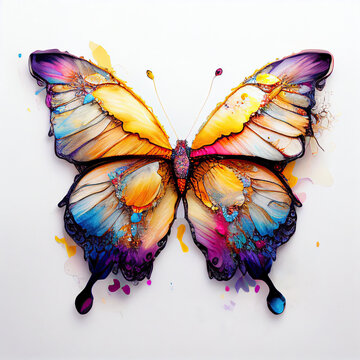 butterfly art pictures